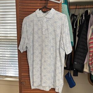 peter millar size L polo 100% pima cotton